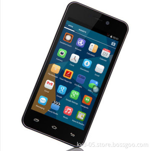 Touchscreen mobile phones, first model Android 4.4.2, smart feeling touch, back touch, 1GB RAMNew